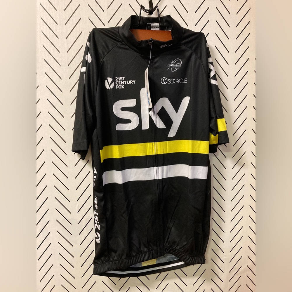 🚴‍♀️ CYCLING 🚴‍♂️ BIKING 🚲 BICYCLE Mens SKY Cycling Top Jersey Shirt, NWT
